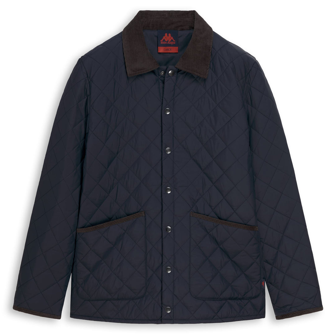 Blue Iris Men's Regular Fit Mid-Length Jacket with Light Quilting main