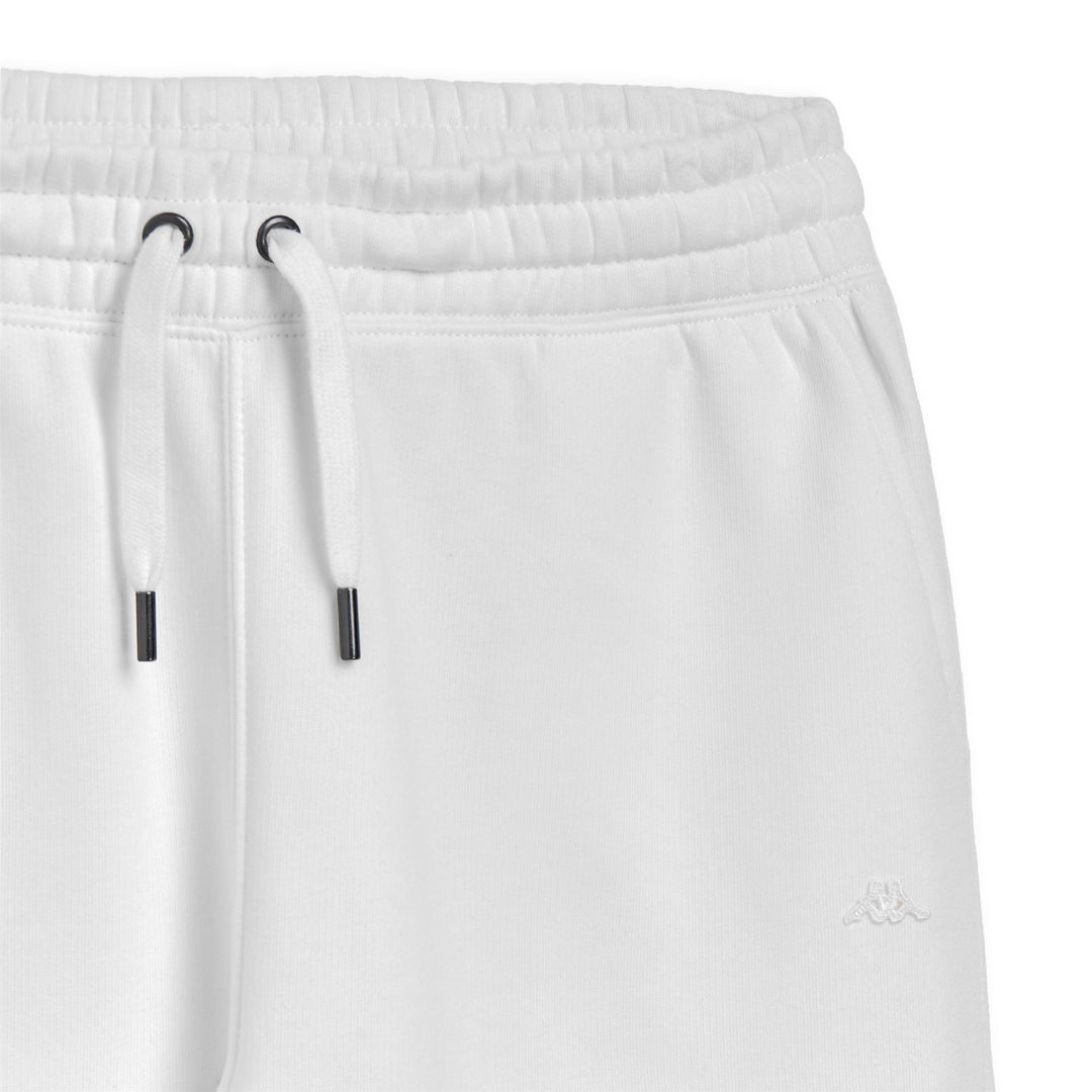 Pantaloni sportivi da donna bianchi a vestibilità regolare in cotone/poliestere main