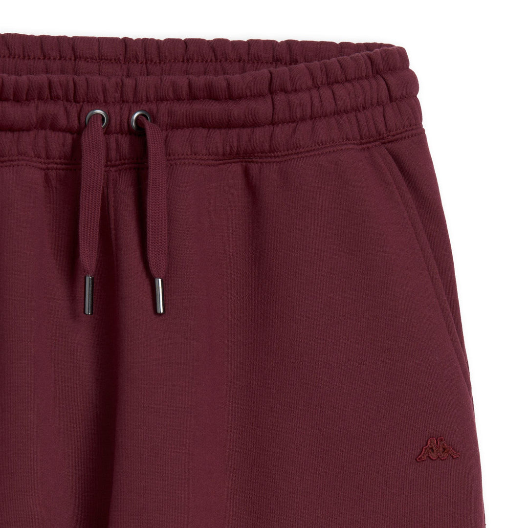 Pantaloni sportivi da donna rossi a vestibilità regolare in misto cotone e poliestere main
