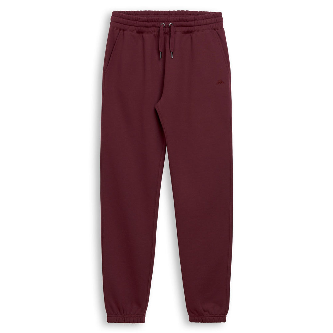 Pantaloni sportivi da donna rossi a vestibilità regolare in misto cotone e poliestere main