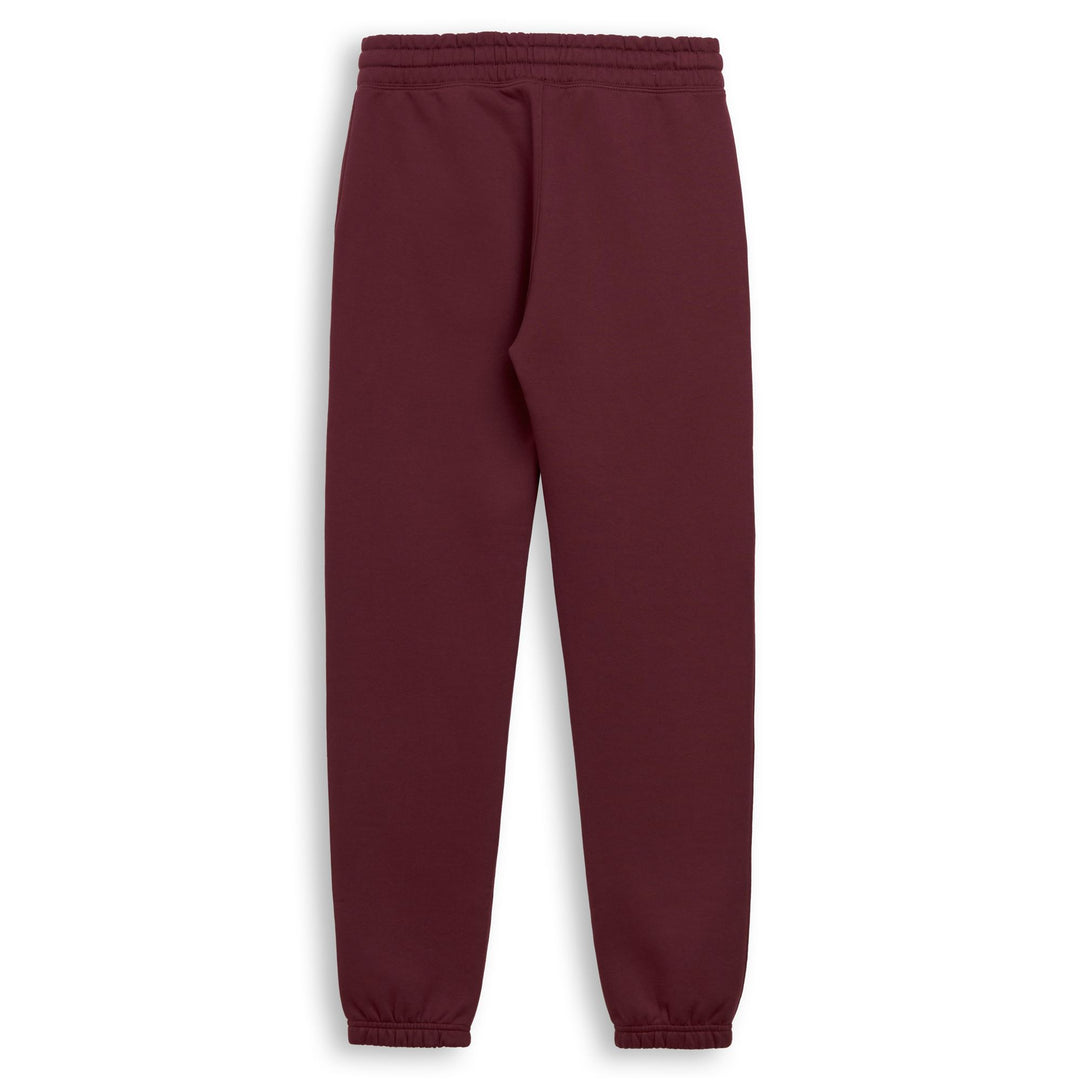 Pantaloni sportivi da donna rossi a vestibilità regolare in misto cotone e poliestere main