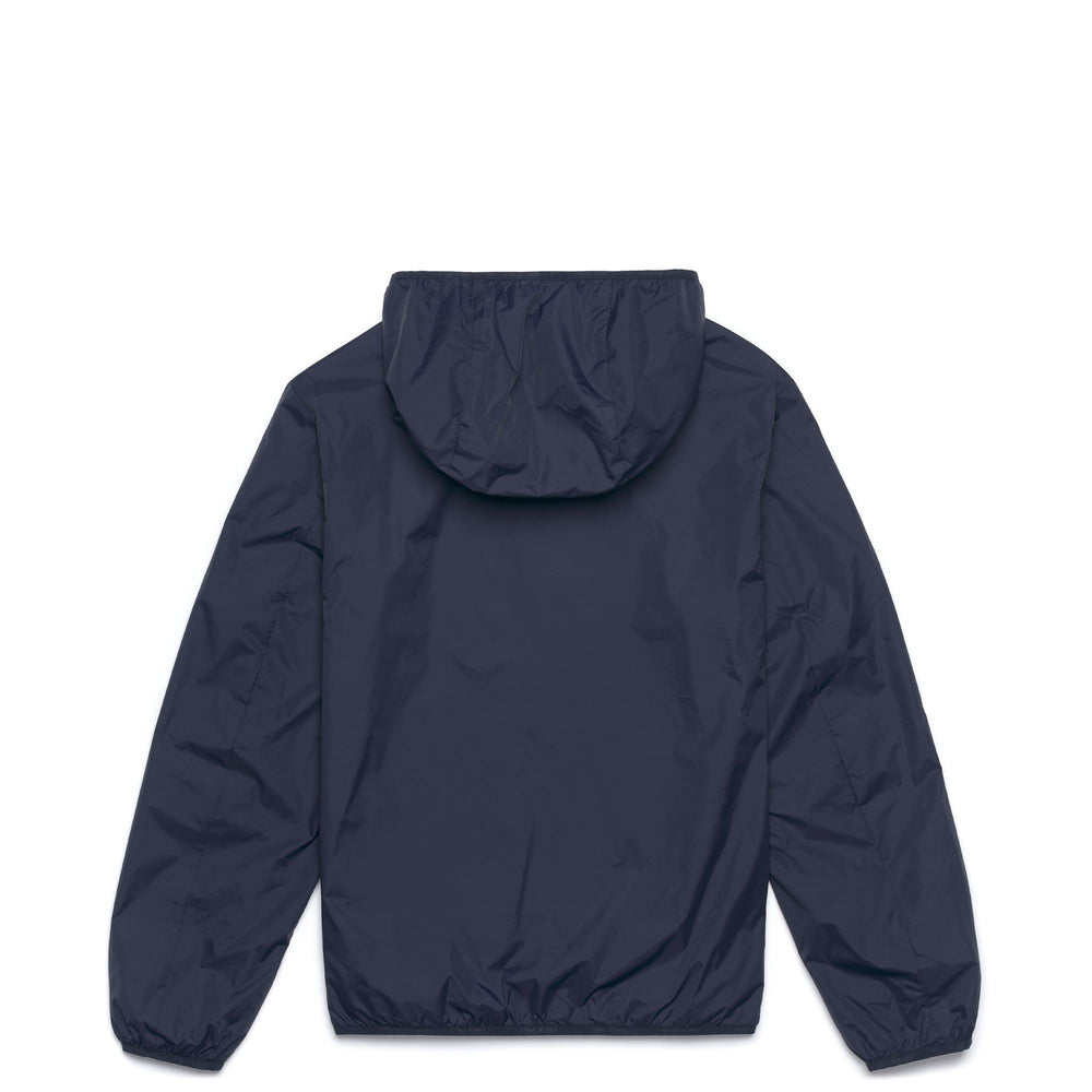 Veste courte imperméable bleue pour homme, coupe classique 02