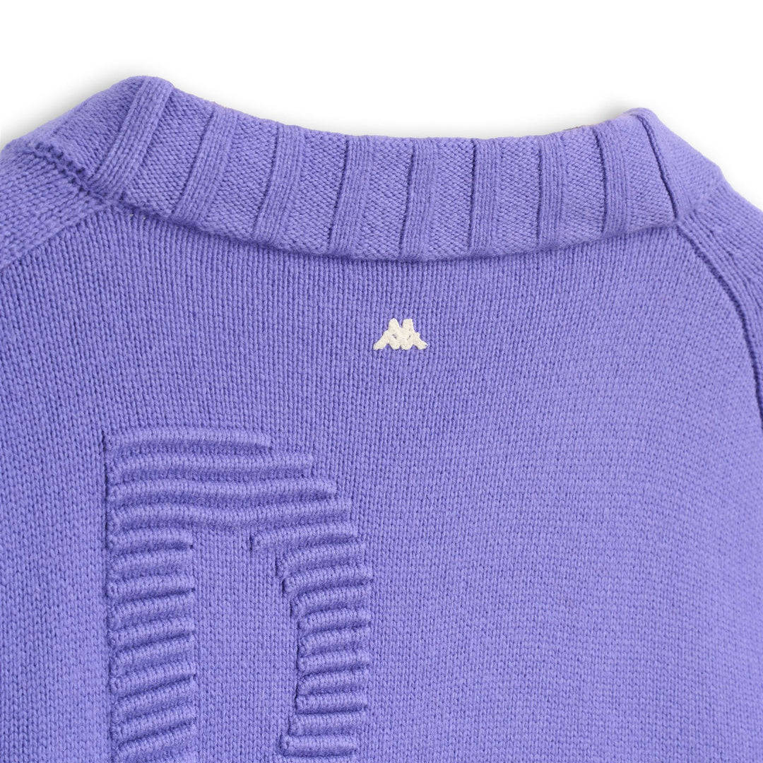 Violet Men's Wool Blend Cardigan with Personalized Buttons main