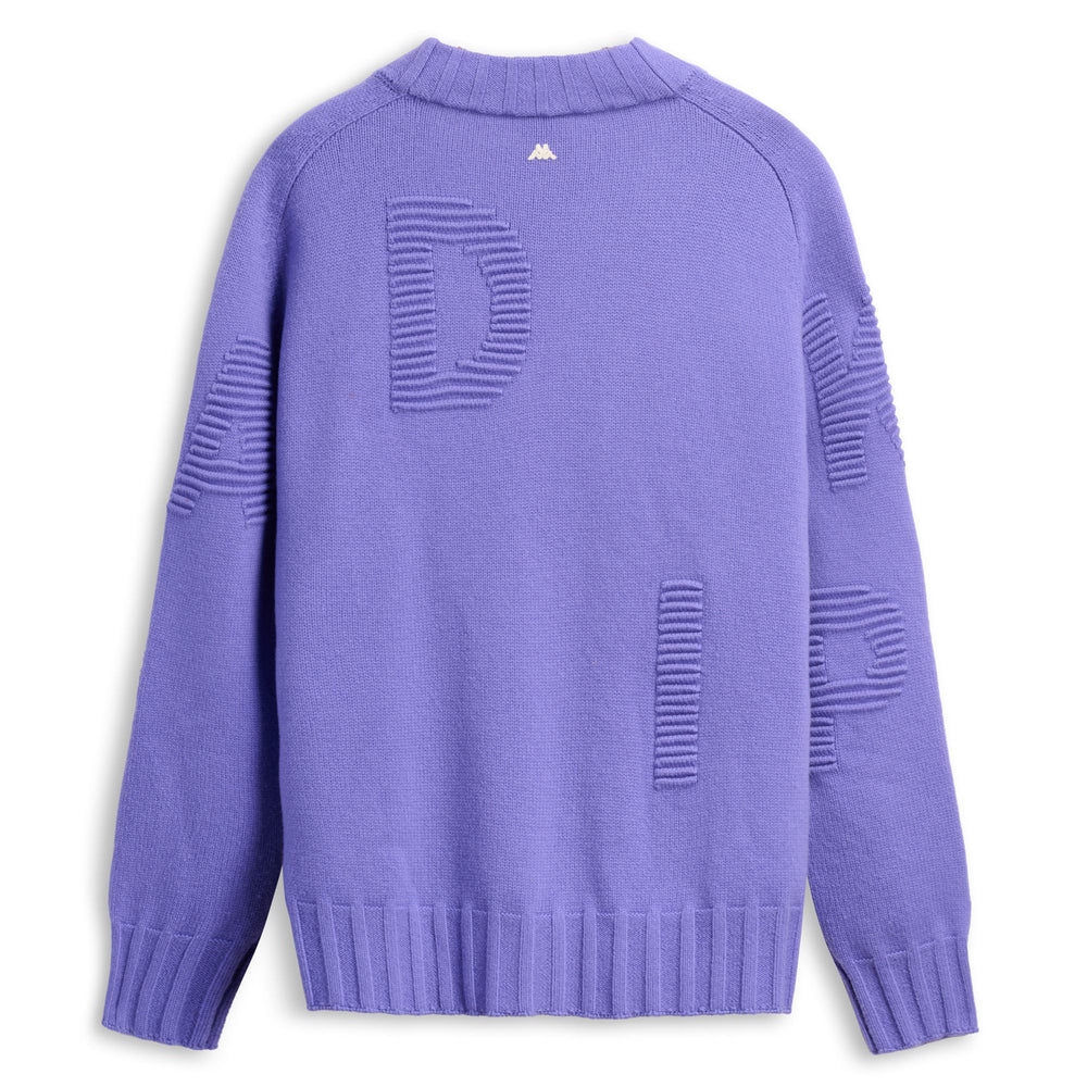 Violet Men's Wool Blend Cardigan with Personalized Buttons 02