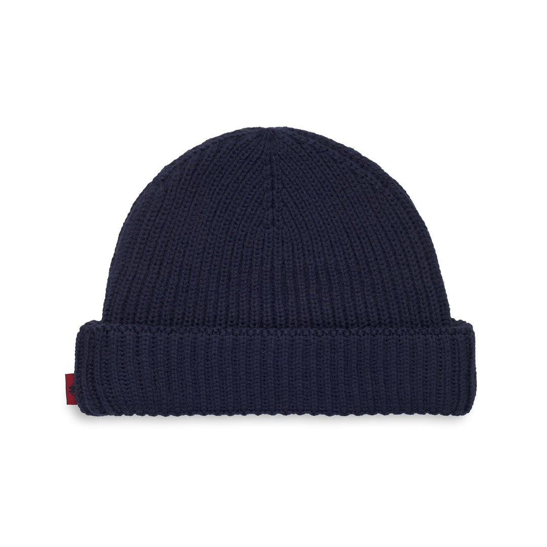 Gorro técnico de mezcla de lana y acrílico azul para hombre main