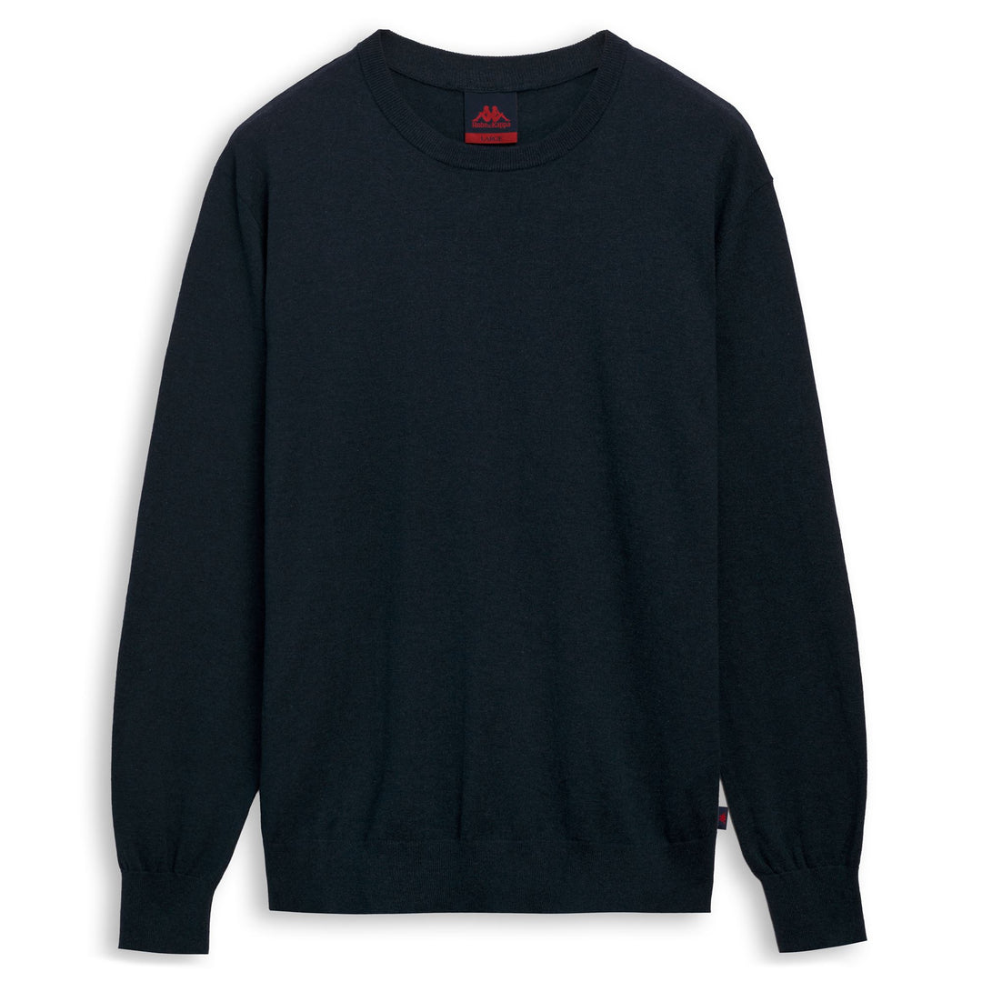 Maglione da uomo blu in cashmere, vestibilità slim. 01