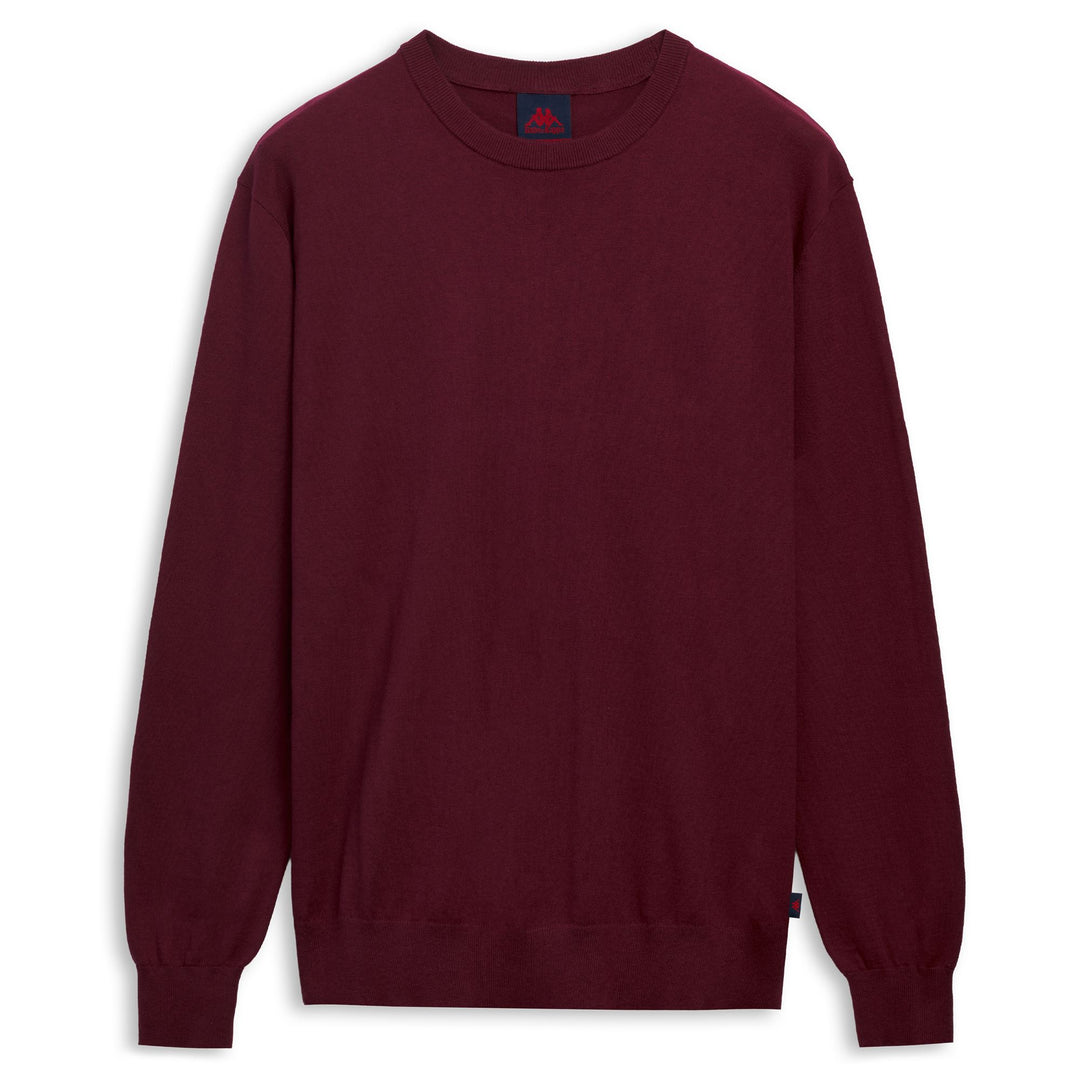 Red Men's Slim Fit Pullover in Cotton Cashmere 01