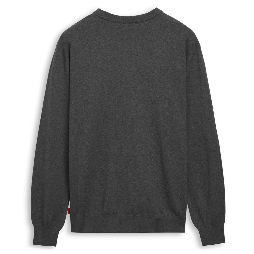 Grey Men's Slim Fit Cashmere Pullover 02