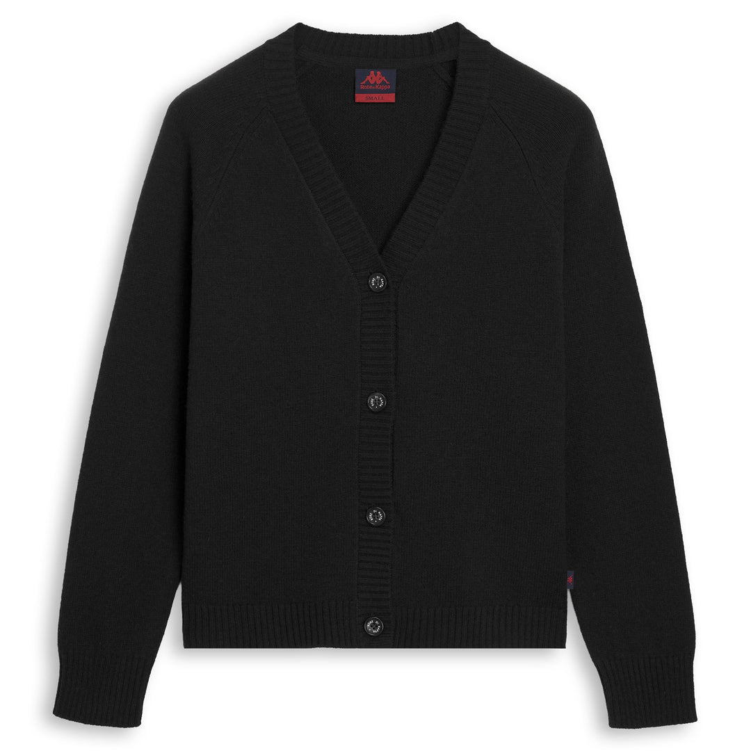 Gilet en laine noir pour femme, coupe confortable 01
