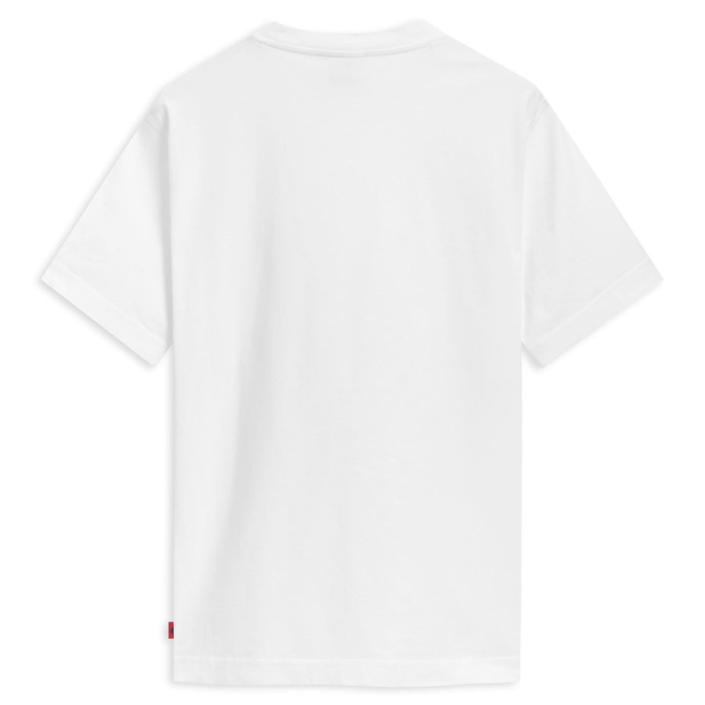 Regular Fit Men's White Casual Cotton T-Shirt 02