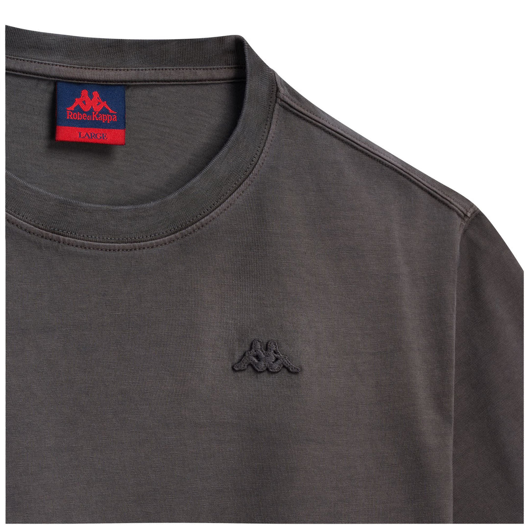 T-shirt noir pour homme, coupe classique, en coton décontracté main