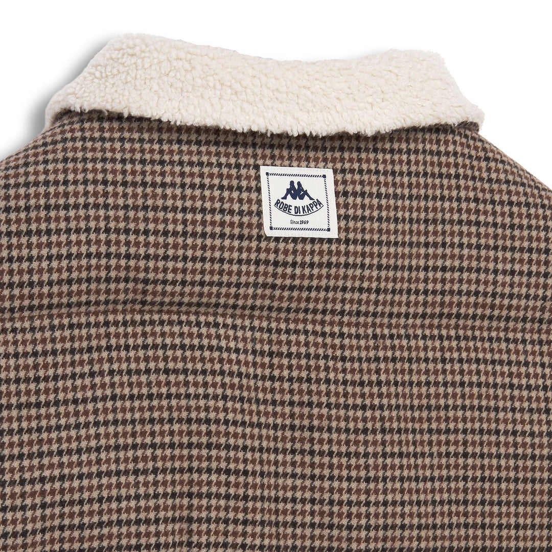 Gilet marron pour homme, coupe classique, en laine mélangée main