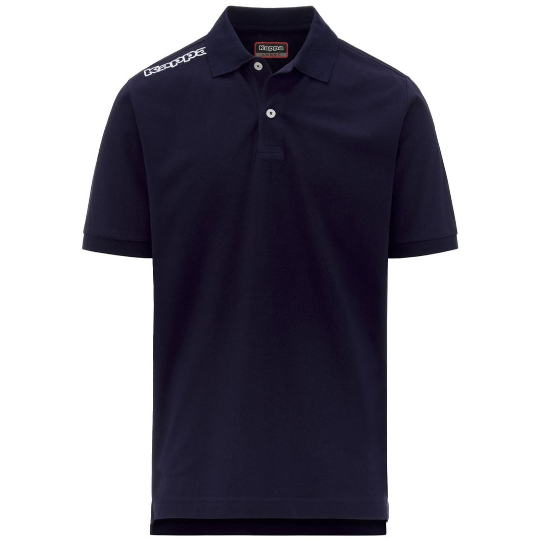 Blue Men's Cotton Polo Shirt for Training 01