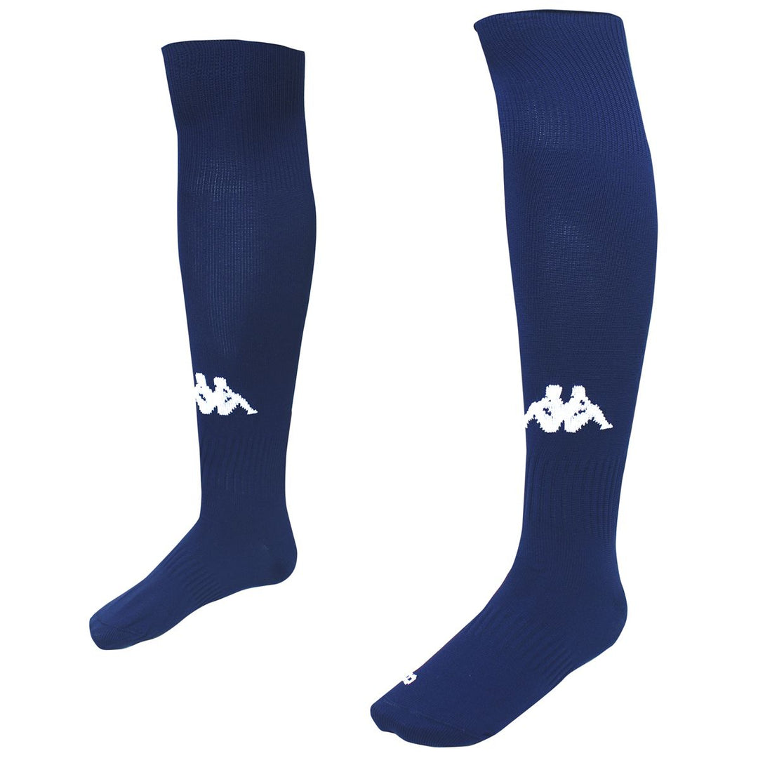 Chaussettes de football montantes bleues pour homme, adhérence maximale 01