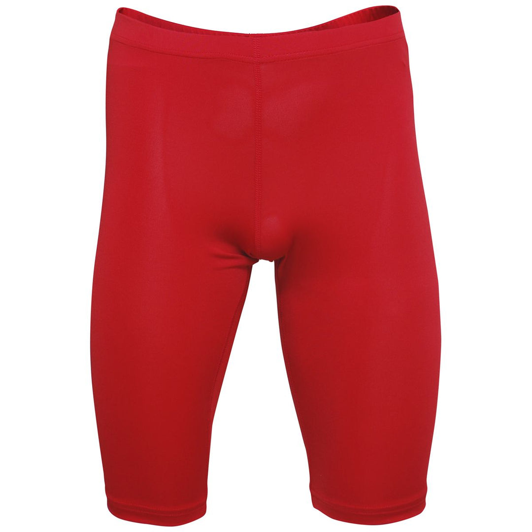 Calzoncillos rojos ajustados para hombre, funcionales y resistentes al frío, confeccionados en tejido elástico. 01