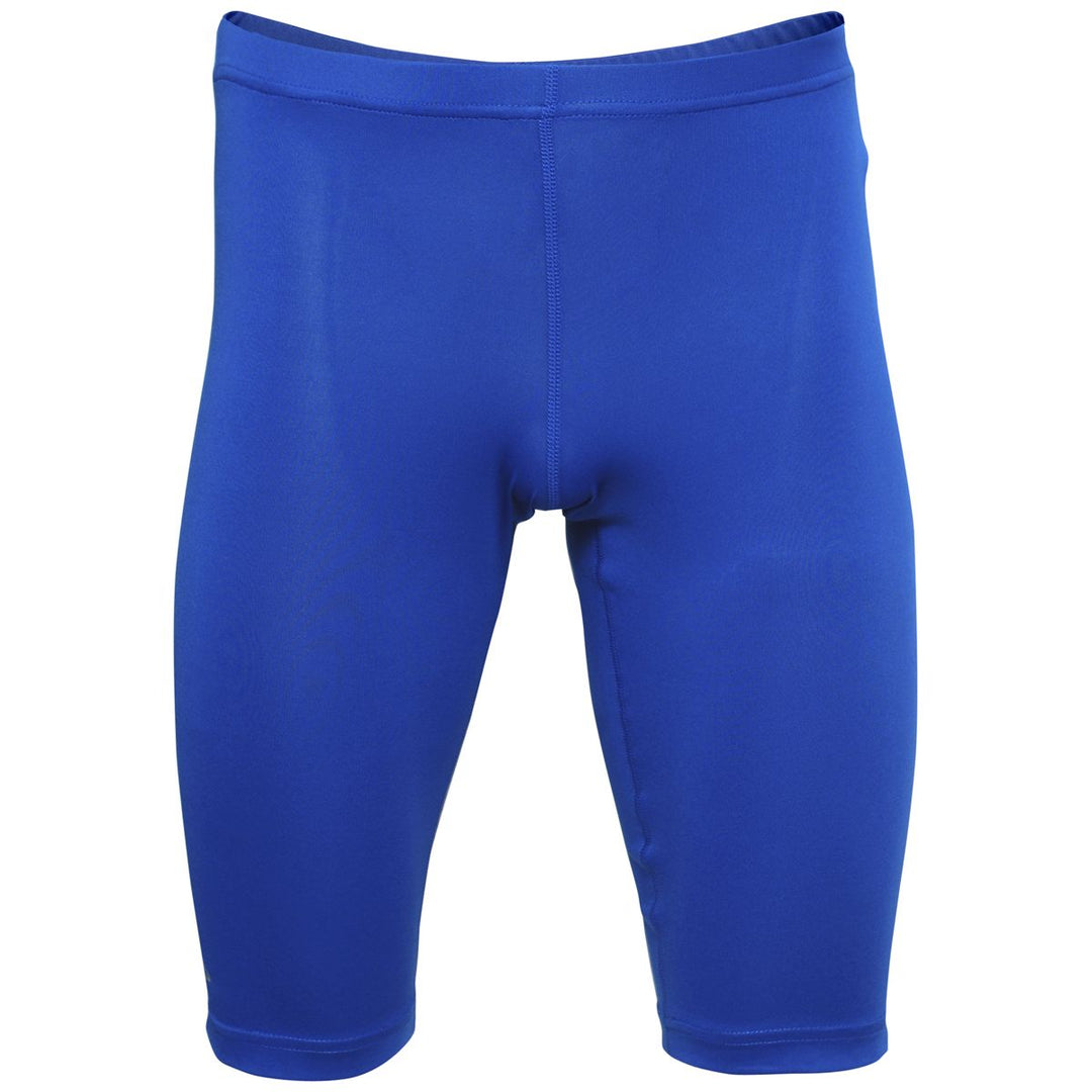 Ropa interior térmica azul para hombre, ajustada al cuerpo, de longitud media. 01