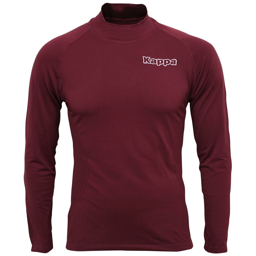 Red Men's Seamless Long Sleeve T-Shirt with Hydro-Way Protection 01