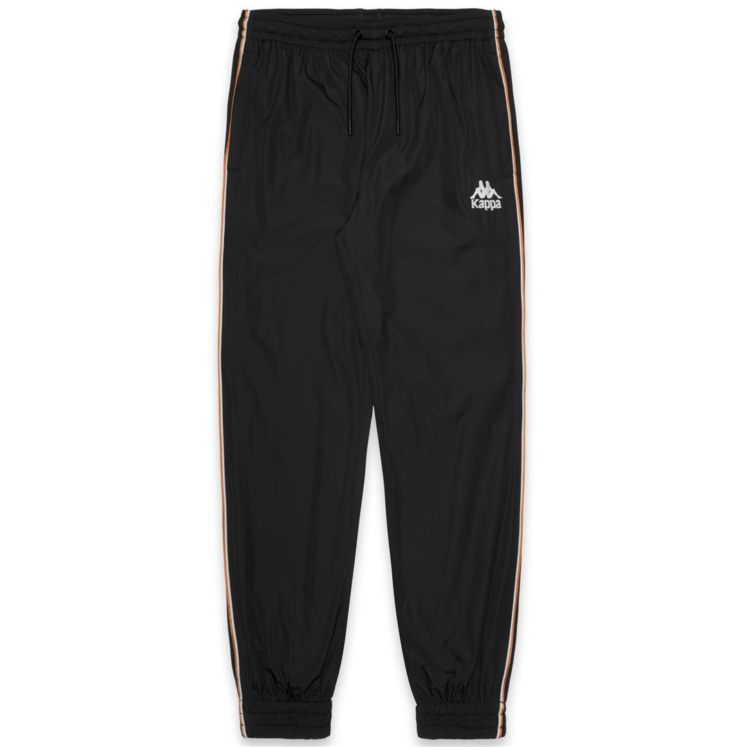 Black and Orange Men's Comfort Fit Sport Trousers main