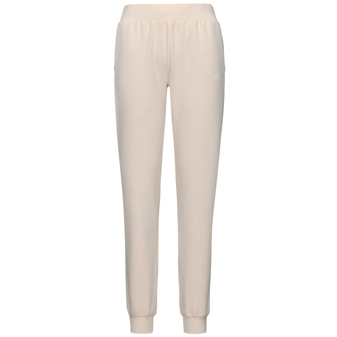 Beige Women's Regular Fit Sportswear Trousers 01