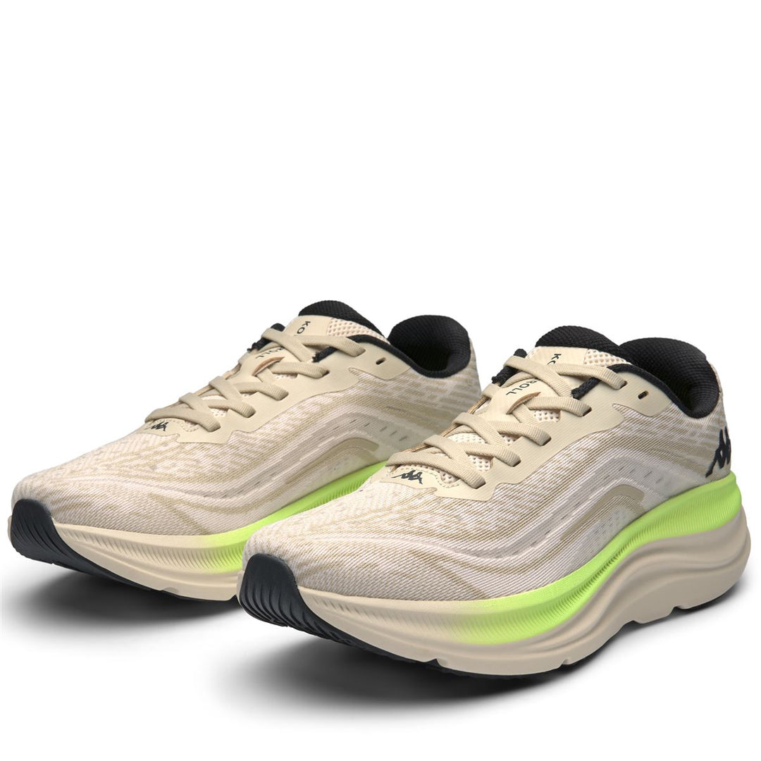KONTROLL 2 - Sport Shoes - Low Cut - Unisex - Beige Gesso-Green Sharp 01
