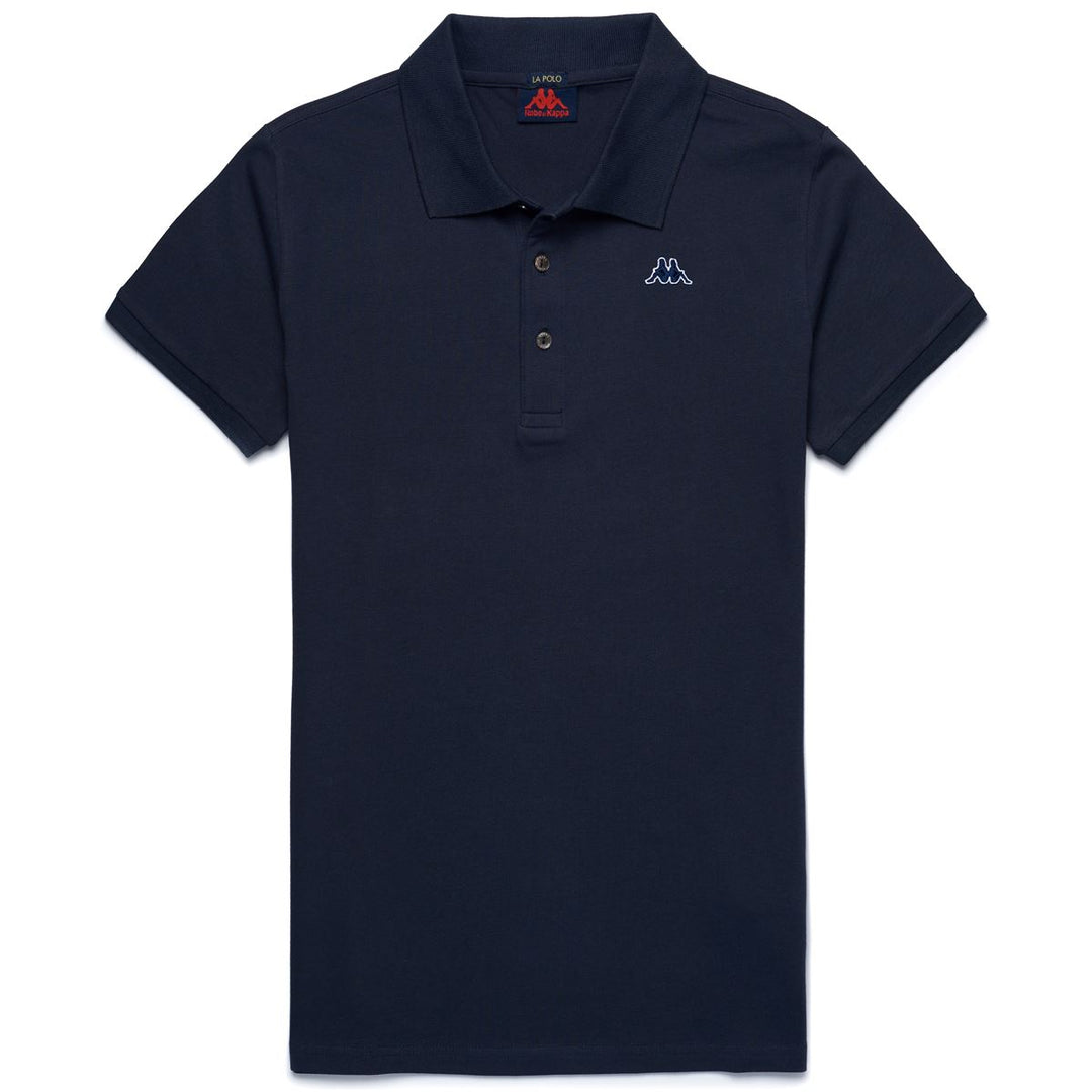 Polo Classica Uomo in Cotone Stretch Blu Navy 01