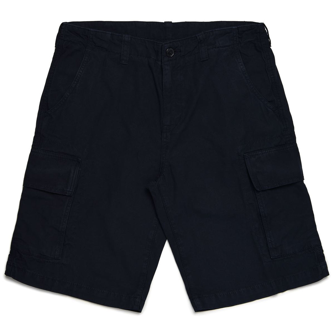 Pantaloni Cargo Classici Uomo Blu Navy in Cotone 01