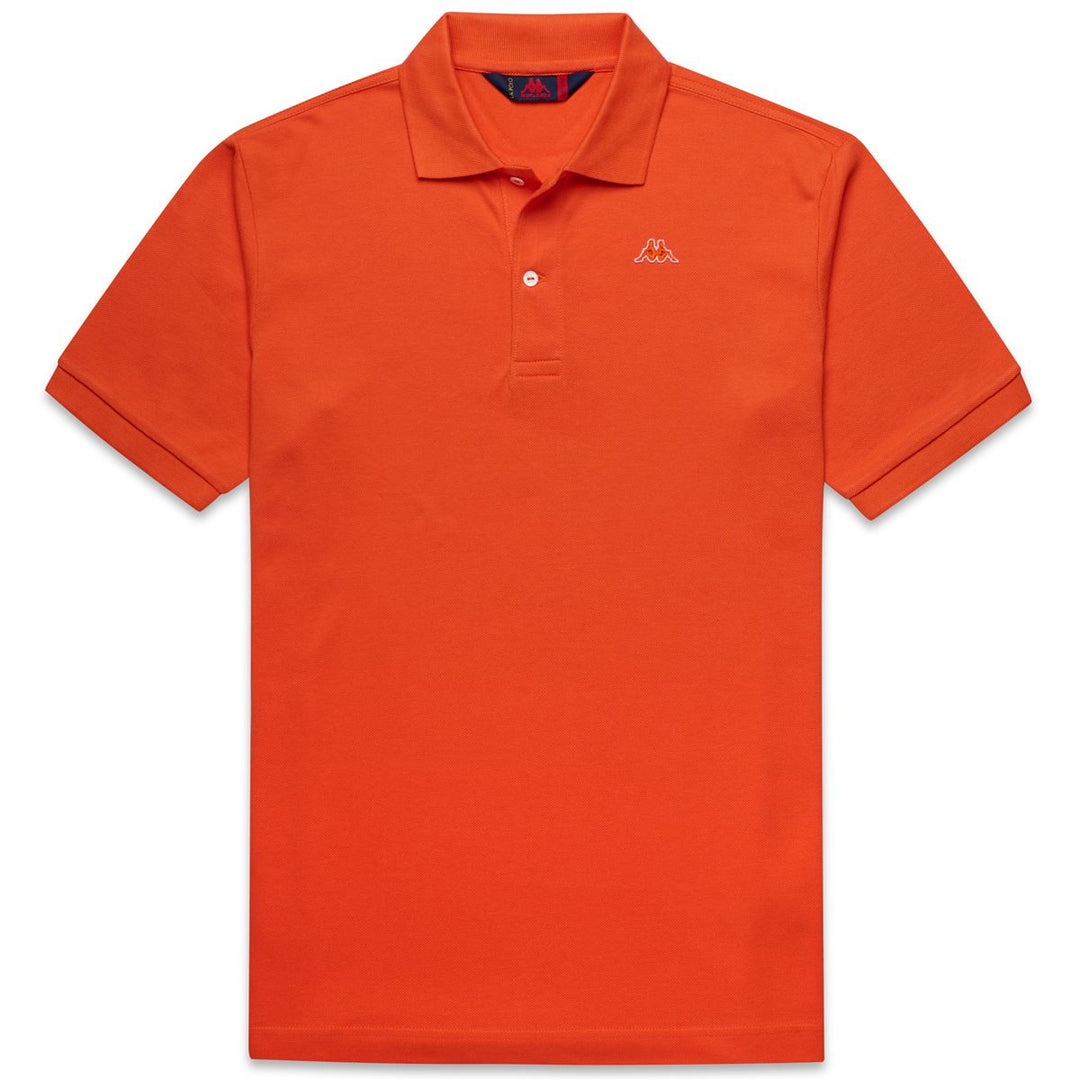 Tigerlily Orange Men's Classic Cotton Polo Shirt 01