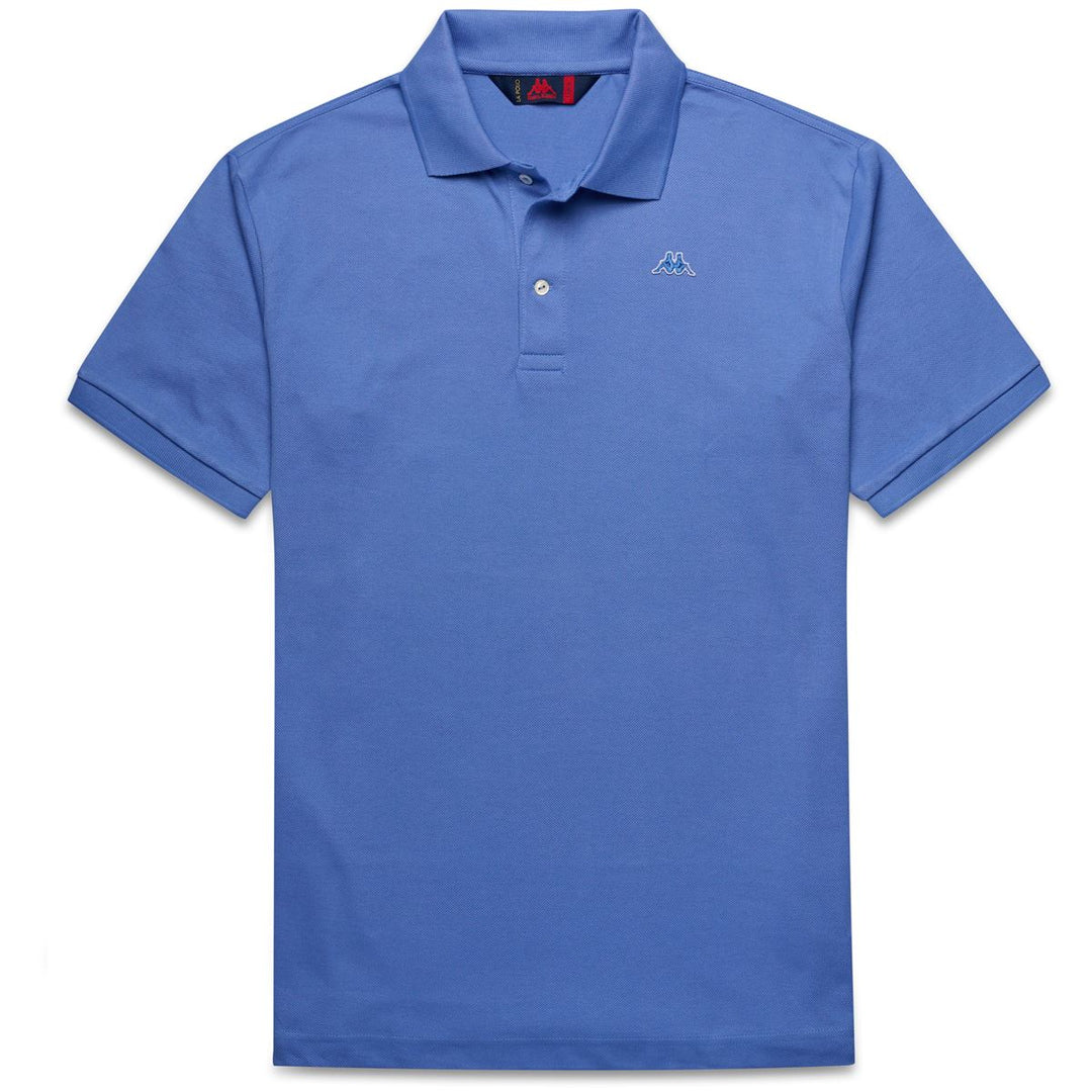 Blue Men's Classic Fit Cotton Short Sleeve Polo Shirt 01
