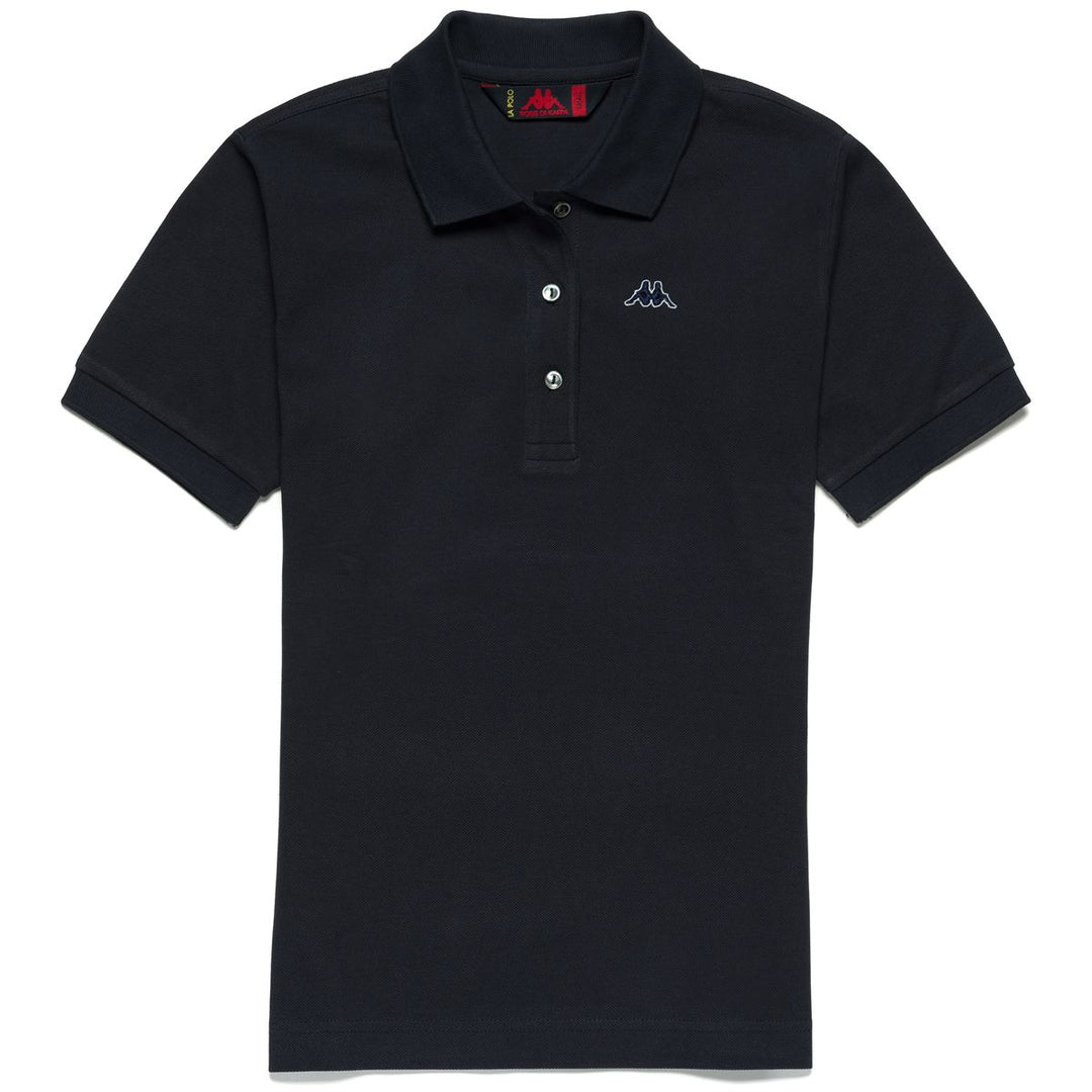 Polo Classico in Cotone Donna Blu Navy 01