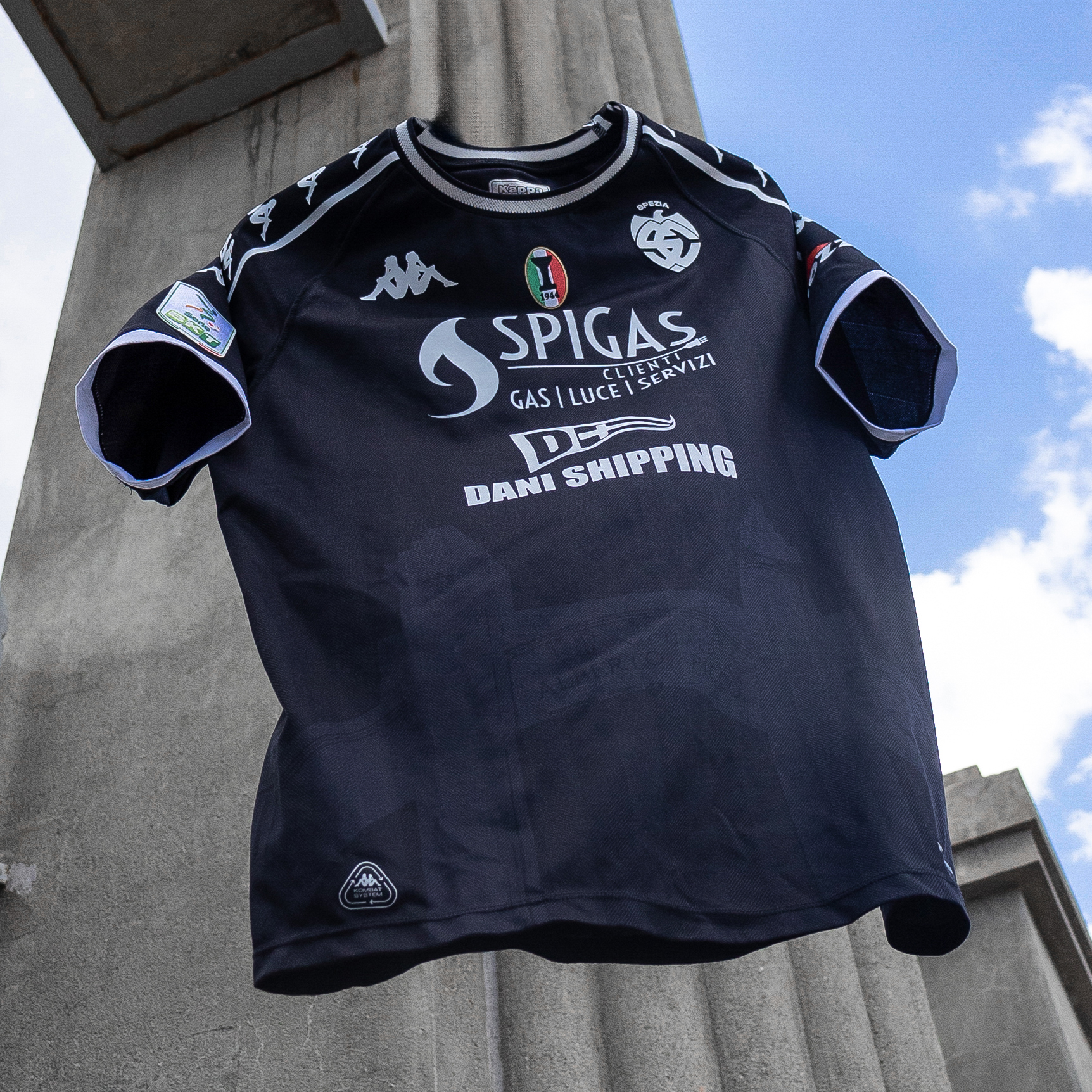 Spezia Kombat Kappa Football Boots Maglia Calcio Kappa Kombat Home