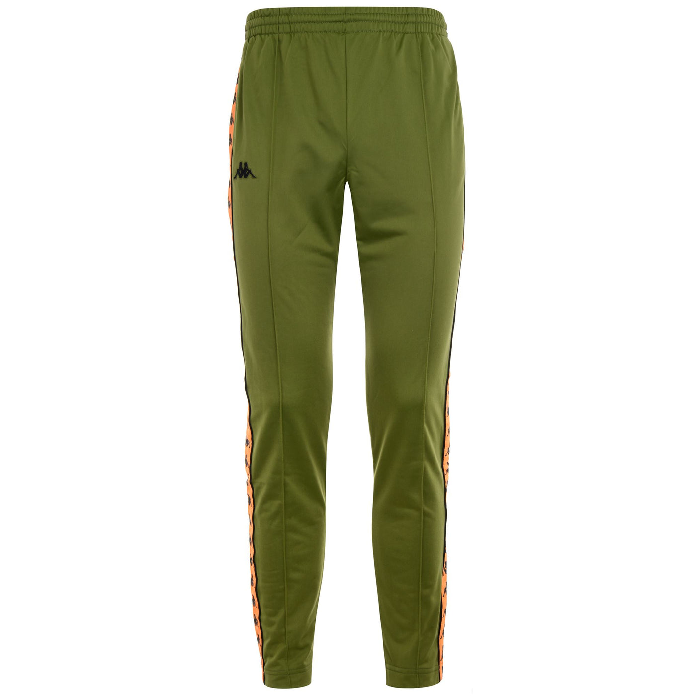 Pants Man 222 BANDA ASTORIA SLIM Sport Trousers GREEN-ORANGE | kappa Photo (jpg Rgb)			