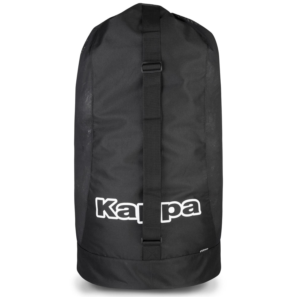 Bags Unisex KAPPA4FOOTBALL KANTO Balls Bag BLACK Dressed Front (jpg Rgb)	