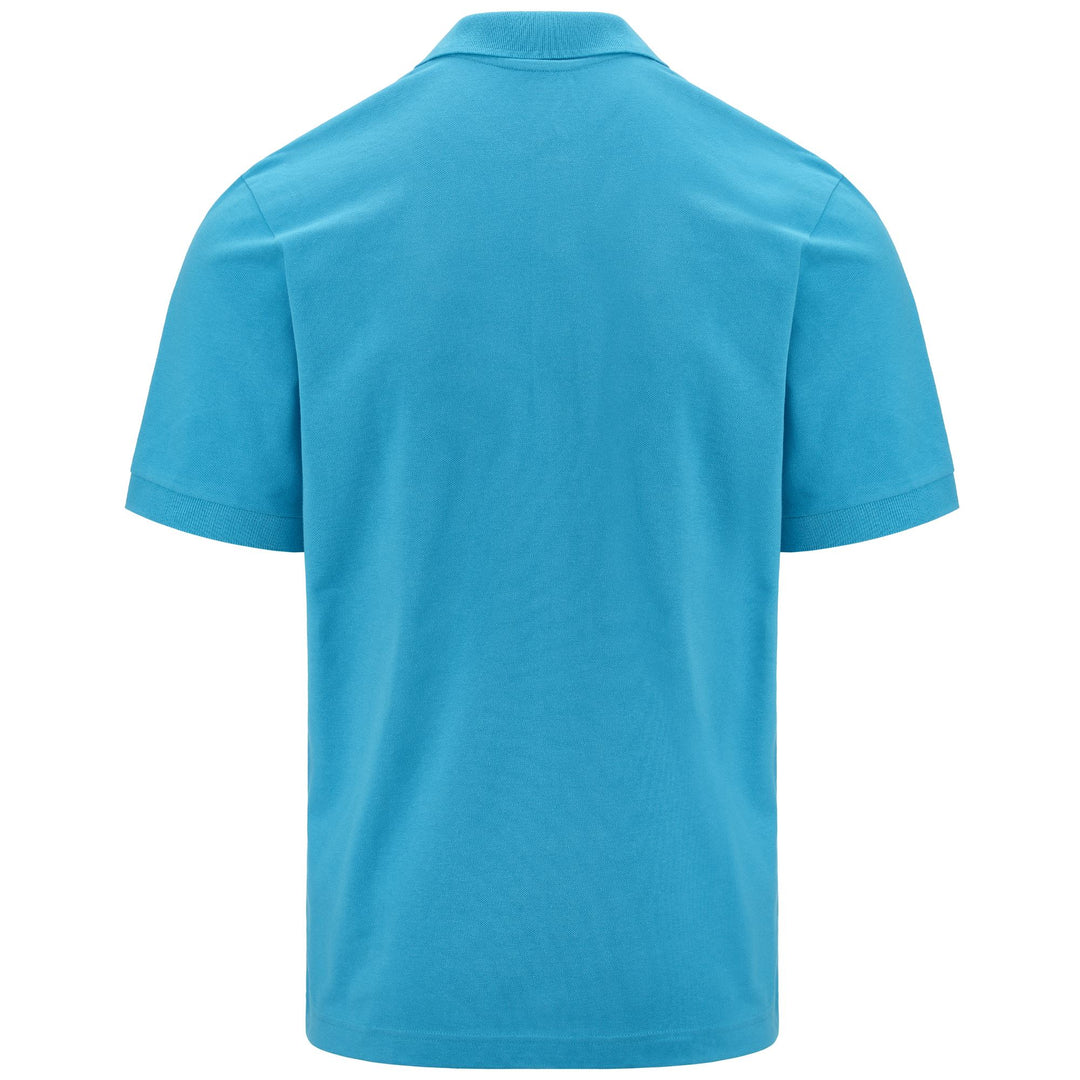 Polo Shirts Man LOGO  HOLIVER MSS Polo AZURE - BLUE NAVY Dressed Side (jpg Rgb)		