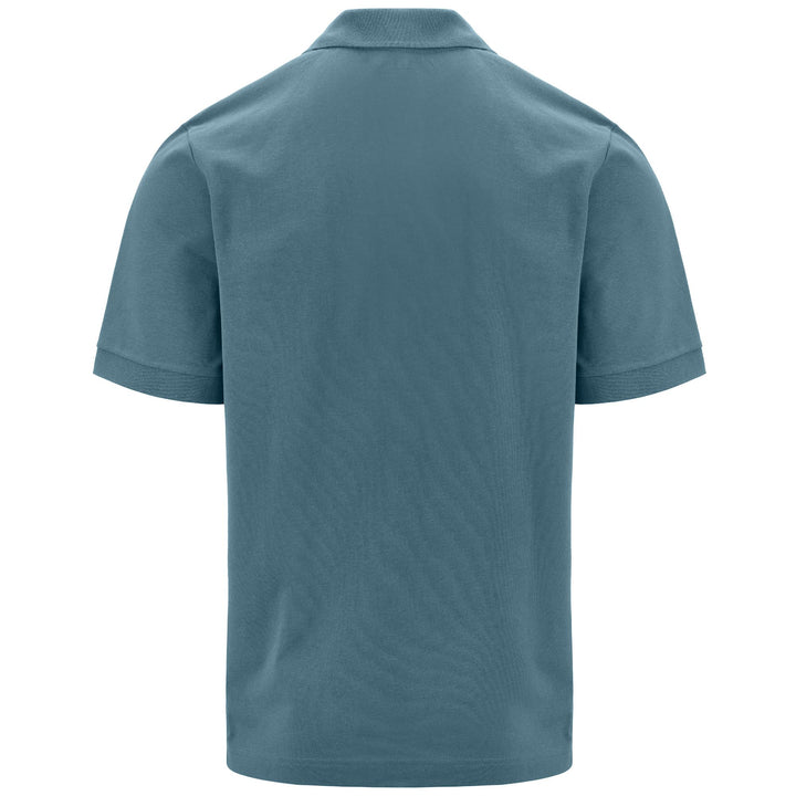 Polo Shirts Man LOGO  HOLIVER MSS Polo BLUE MALLARD - BLUE NAVY Dressed Side (jpg Rgb)		