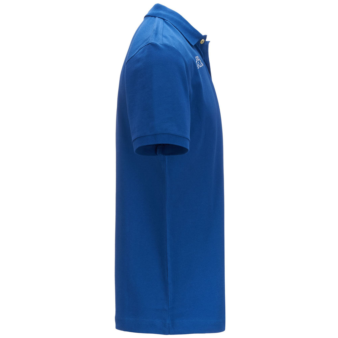 Polo Shirts Man LOGO  HOLIVER MSS Polo BLUE SAPPHIRE Dressed Front (jpg Rgb)	