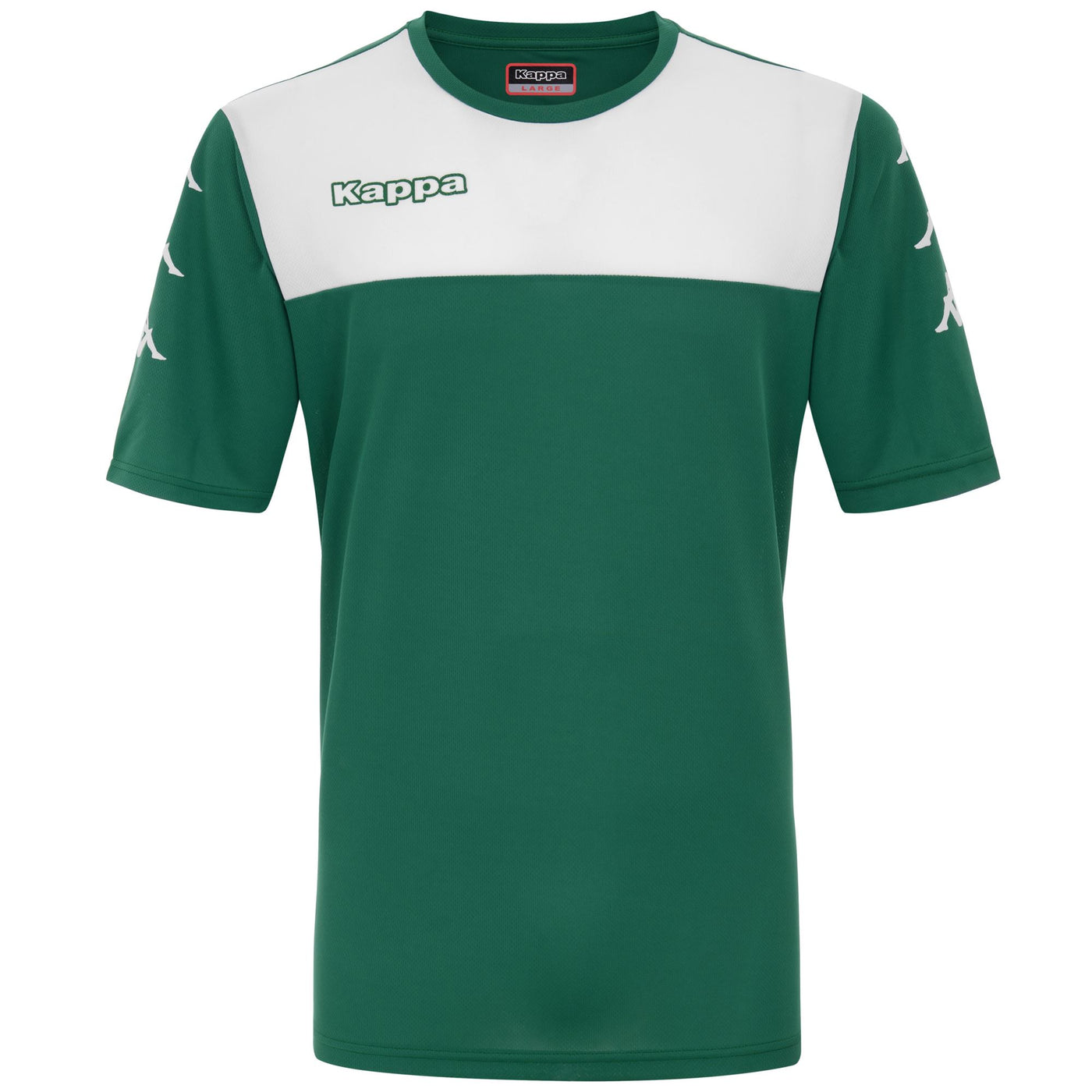 Active Jerseys Man KAPPA4SOCCER BONDER Shirt GREEN-WHITE | kappa Photo (jpg Rgb)			