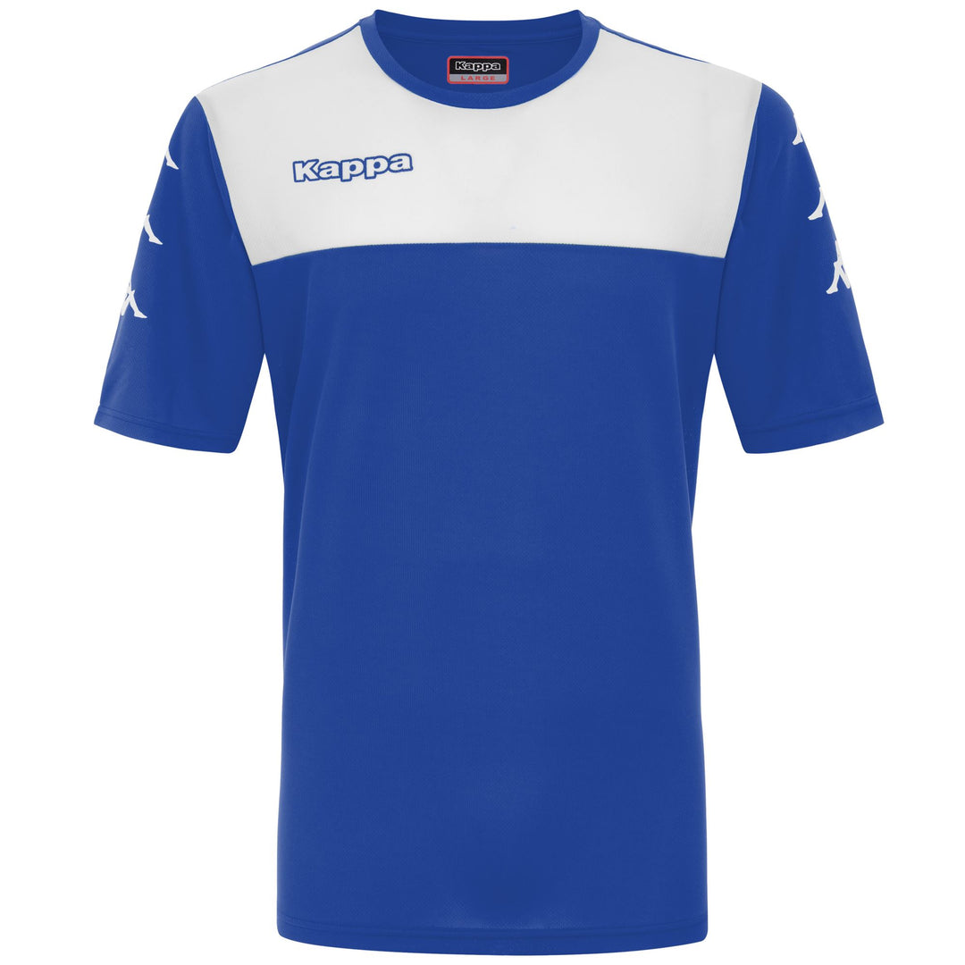 Active Jerseys Man KAPPA4SOCCER BONDER Shirt BLUE ROYAL-WHITE Photo (jpg Rgb)			