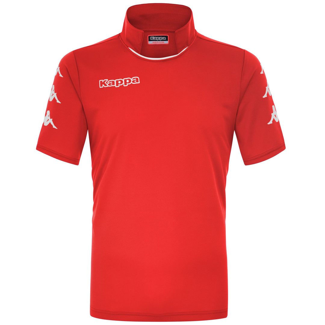 Active Jerseys Man KAPPA4SOCCER BONDORF Polo Shirt RED-WHITE Photo (jpg Rgb)			