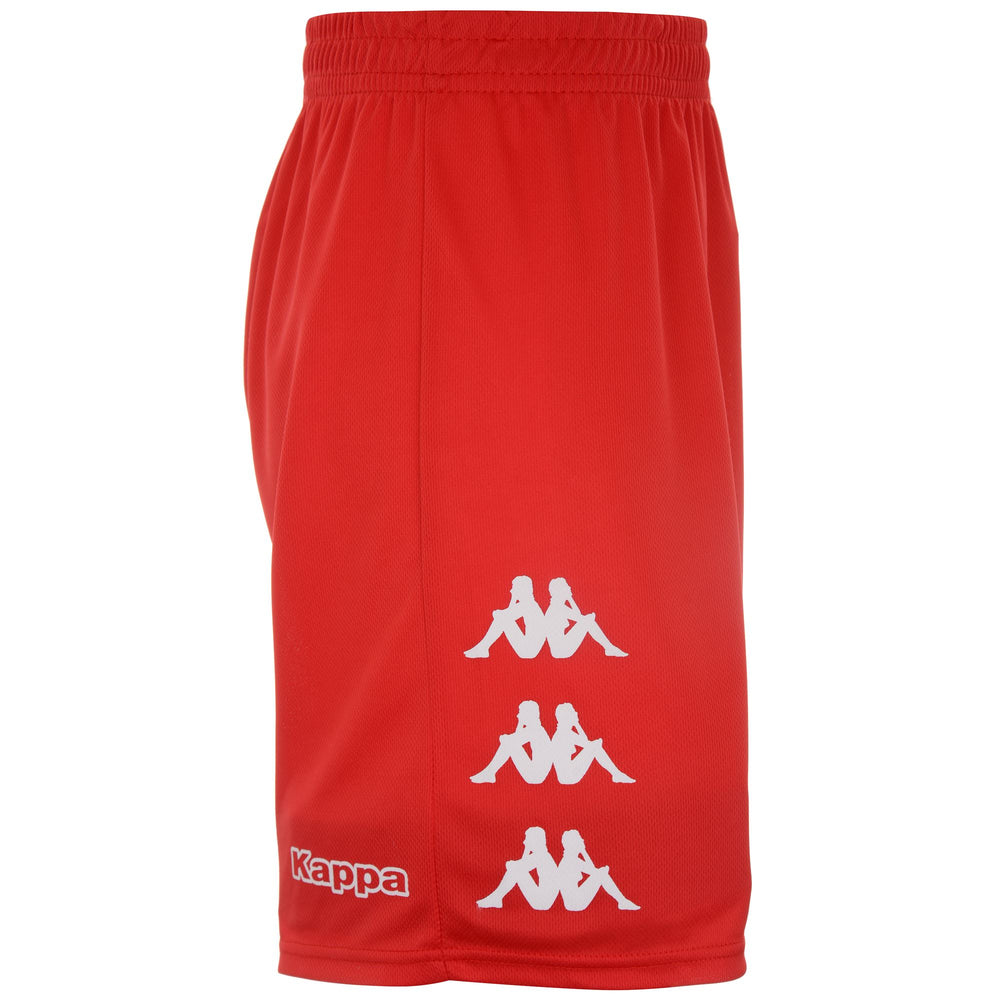 Shorts Man KAPPA4SOCCER BOLTEC Sport  Shorts RED CHINESE Dressed Front (jpg Rgb)	