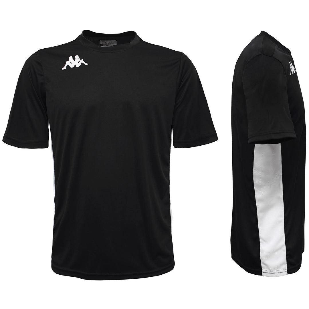 Active Jerseys Man KAPPA4FOOTBALL WENET Shirt BLACK Photo (jpg Rgb)			