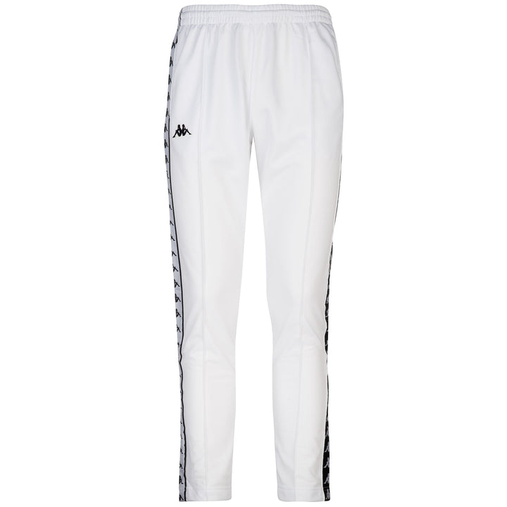 Pants Man 222 BANDA ASTORIA SNAPS SLIM Sport Trousers WHITE-BLACK Photo (jpg Rgb)			