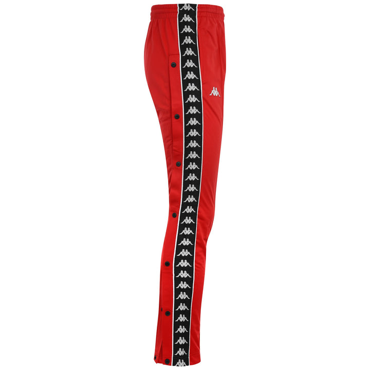 Pants Man 222 BANDA ASTORIA SNAPS SLIM Sport Trousers RED-BLACK Dressed Front (jpg Rgb)	