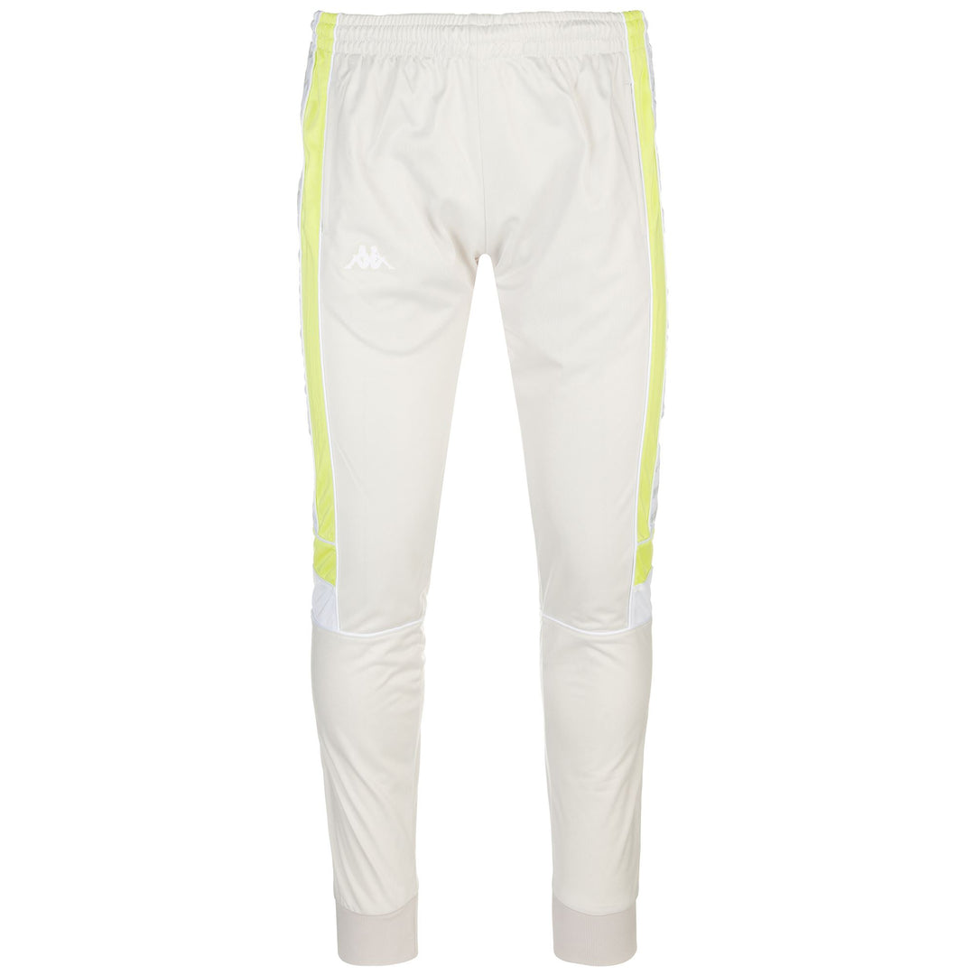 Pants Man 222 BANDA MEMS SLIM Sport Trousers GREY LT-GREEN LIME-WHITE Photo (jpg Rgb)			