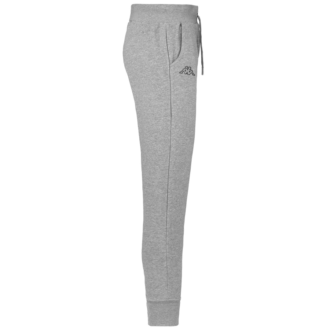 Pants Woman LOGO  ZALIA Sport Trousers GREY MD MEL Dressed Front (jpg Rgb)	