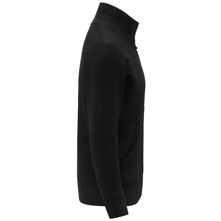 Fleece Woman LOGO  ZOE Jacket BLACK Dressed Front (jpg Rgb)	