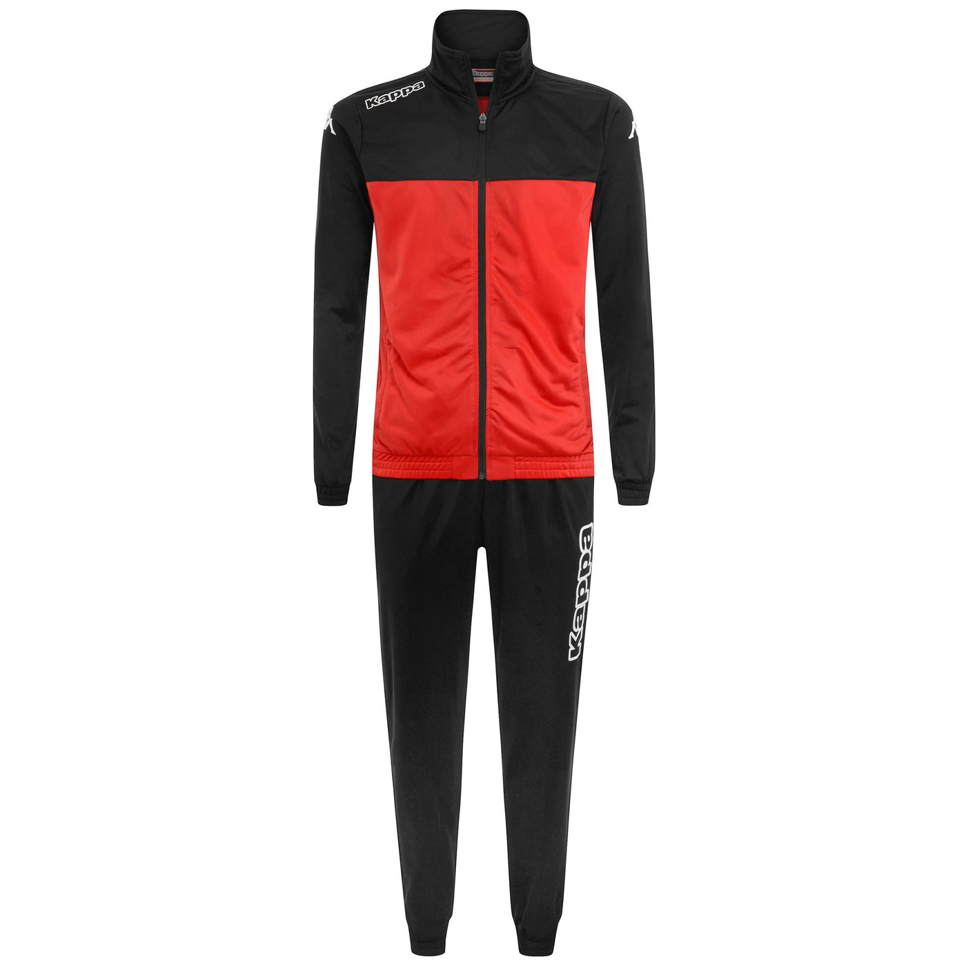 Sport Suits Man KAPPA4SOCCER ALFON TRACKSUIT RED-BLACK | kappa Photo (jpg Rgb)			
