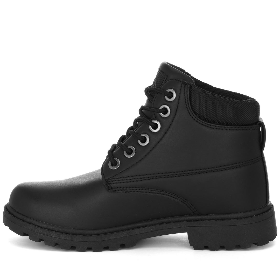 Ankle Boots Unisex LOGO TENNESEE 2 Laced BLACK Dressed Side (jpg Rgb)		