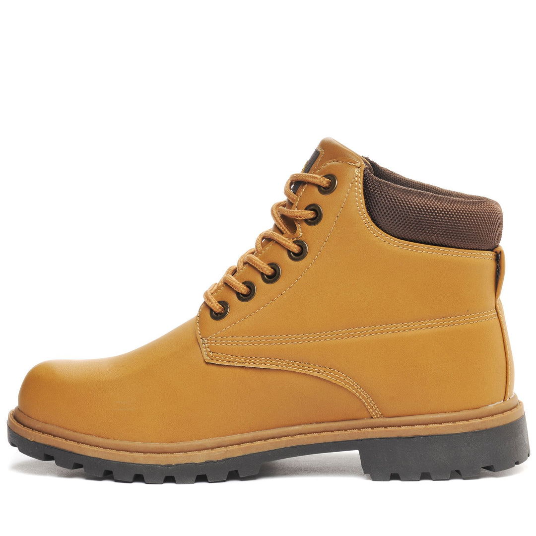 Ankle Boots Unisex LOGO TENNESEE 2 Laced YELLOW TAN Dressed Side (jpg Rgb)		