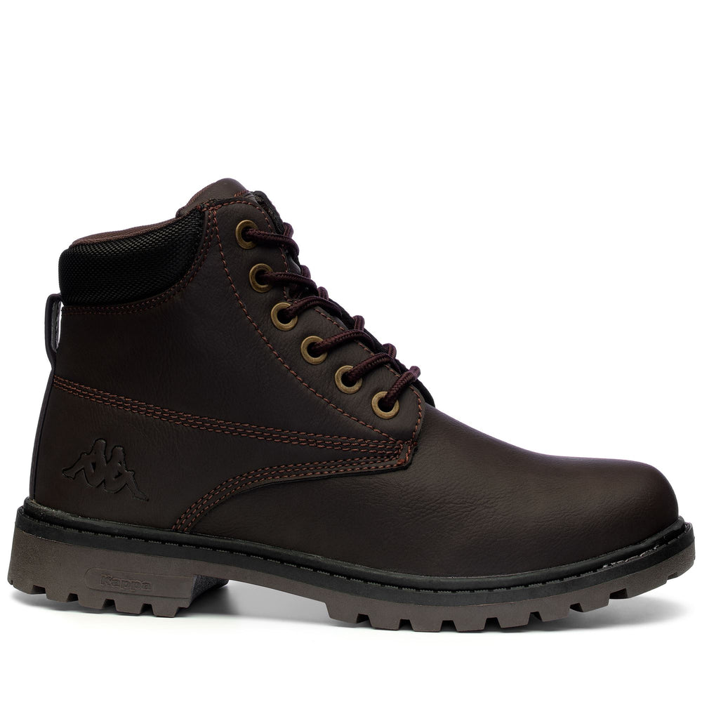 Ankle Boots Unisex LOGO TENNESEE 2 Laced BROWN DK Photo (jpg Rgb)			
