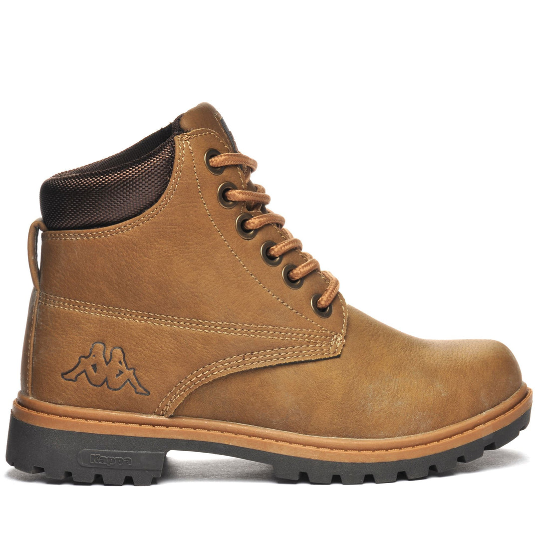 Ankle Boots Unisex LOGO TENNESEE 2 Laced BROWN TOBACCO Photo (jpg Rgb)			